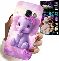 ETUI DO SAMSUNG A5 2017 - SŁODKI SŁONIK NA RÓŻOWYM TLE CASE +FOLIA