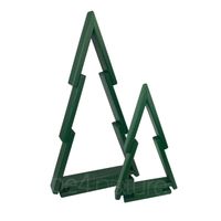 be4nature Choinka sosnowa ozdoba świąteczna Zielona Zestaw 2 szt. (ELFO)