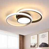 LAMPA SUFITOWA CZARNA WISZĄCA LED DO SALONU KUCHNI NOWOCZESNA 39W 3000K