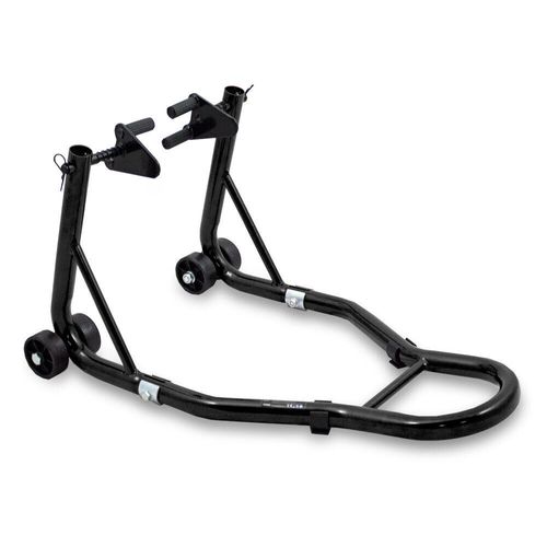 18973 Zestaw 2 stojaków motocyklowych na przednie i tylne koło czarne na Arena.pl