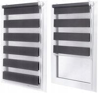 ROLETA DZIEŃ NOC 56x150 CM Z NAPINACZEM SZYBKI MONTAŻ BEZINWAZYJNE