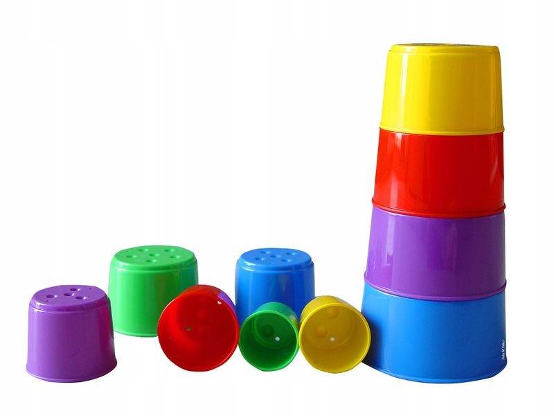 Piramidka kubeczki do piasku 10 elem 35110 zdjęcie 1