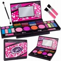ZESTAW DO MALOWANIA MAKIJAŻU DLA DZIECI DUŻA PALETKA KOSMETYKÓW MAKEUP Kufe
