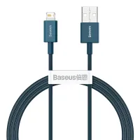 Baseus Superior kabel USB - Lightning 2,4A 1 m Niebieski (CALYS-A03)