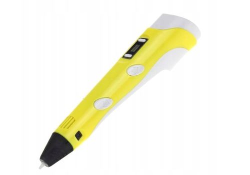 NAJNOWSZY DŁUGOPIS 3D DLA DZIECI DRUKARKA 3D PEN MAGICZNY ŻÓŁTY + WKŁAD 10M na Arena.pl