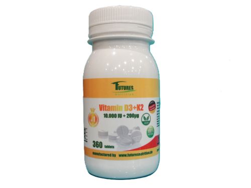 2x Witamina D3 10000 IU + K2 MK7 200mcg 360t Kości Stawy Odporność na rok na Arena.pl