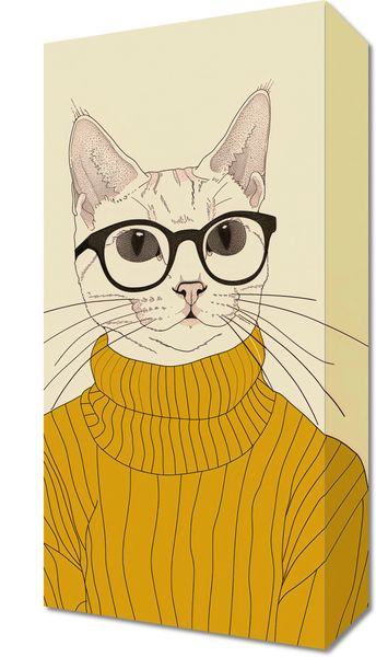 Obraz 20x40cm Intelektualista zdjęcie 1