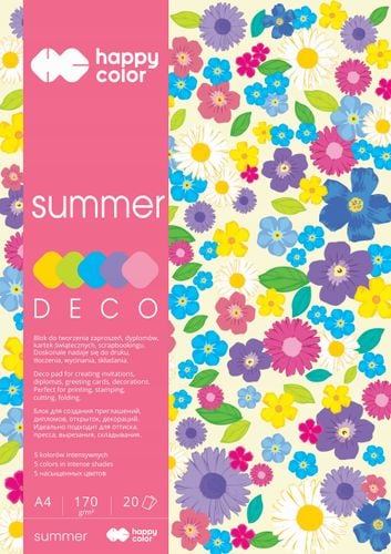 blok deco summer a4/20k, 170g, 5 kol. 0682 na Arena.pl
