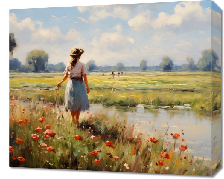 Obraz 60x50cm Wiejski Spokój zdjęcie 1