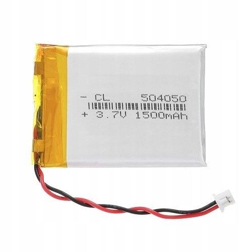 Akumulator Li-Poly 1500mAh 3.7V JST 504050 zdjęcie 1