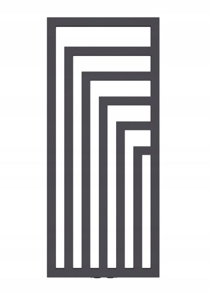 Grzejnik dekoracyjny LAOS-MIDDLE 800x520 GRAFIT zdjęcie 2