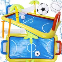 WODNY PLAC ZABAW DLA DZICIE BASEN BOISKO SPORTOWE  DMUCHANY 480L+PIŁKI