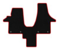 Dywaniki welurowe CARLUX-RED do VW Transporter T5 Caravelle 2os