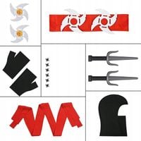 STRÓJ PRZEBRANIE NINJA SZTYLETY SHURIKEN M 120-130