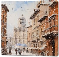 Obraz 100x100cm Urok Starych Miast