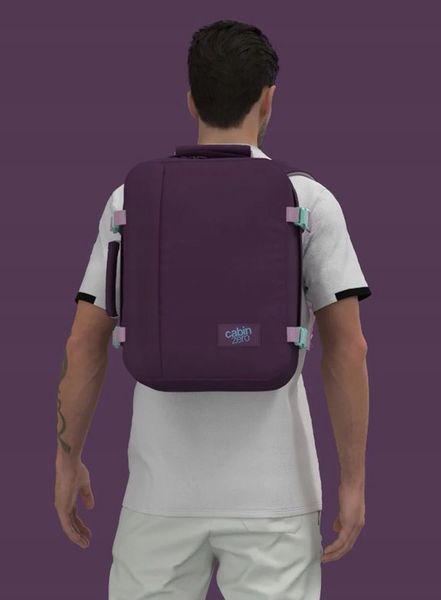 Plecak 40x30x20 Classic Backpack 28L midnight purple CabinZero zdjęcie 1