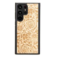 Drewniane Etui Bewood na Samsung Galaxy S23 Ultra RÓŻE ANIEGRE