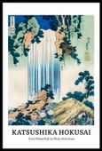 Plakat 40x60cm Design Yoro Waterfall, Hokusai Vintage do Salonu