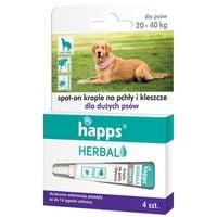krople na pchły i kleszcze dla dużych psów 20-40kg