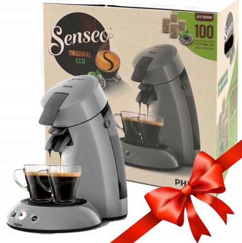 Ekspres kapsułkowy Philips HD7806 1 bar srebrny/szary na Arena.pl