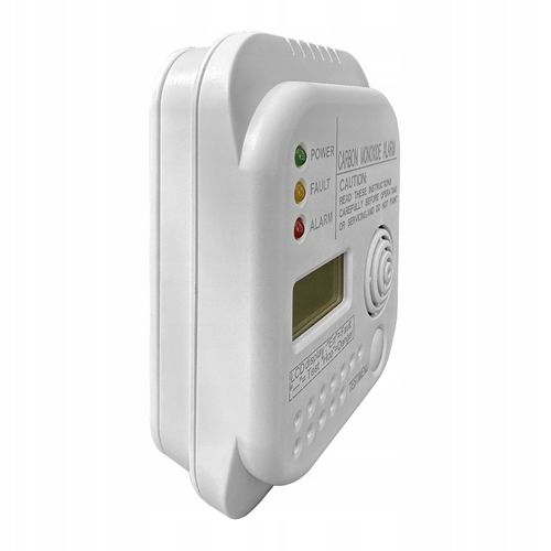 Bezprzewodowy czujnik gazu tlenku węgla czadu i dymu na baterię alarm na Arena.pl