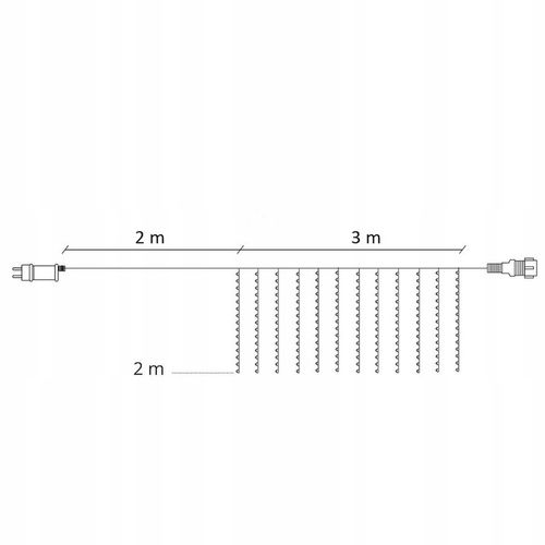 KURTYNA ŚWIETLNA 200 LED 3x2m SOPLE LAMPKI GIRLANDA BIAŁE PILOT NA OKNO na Arena.pl
