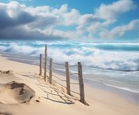 Plakat 60x50cm Szepty Oceanu