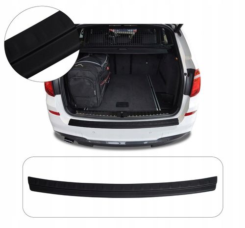 AUDI Q7 2015 Listwa Nakładka na Zderzak Tylni Czarna ABS na Arena.pl