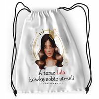 Plecak Dla Lilii Sportowy Szkolny Worek Torba Z Nadrukiem Ze Zdjęciem
