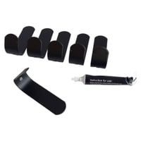 Haczyki samoprzylepne ze stali nierdzewnej 6szt