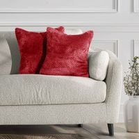 Poszewka dekoracyjna HENRY 45x45 czerwony x2 DecoKing