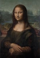 Plakat 70x100cm Mona Lisa, Da Vinci Vintage do Salonu