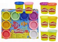 PLAY DOH CIASTOLINA zestaw 8 TUB z ciastoliną tęczowe kolory zestaw +2 lata