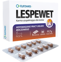 eurowet lespewet preparat dla kotów wspierający drogi moczowe 60tabl