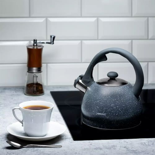 czajnik z gwizdkiem 2l kinghoff kh-1405 marble na Arena.pl