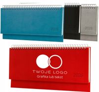 Terminarz 2026 tygodniowy kalendarz biurkowy Z TOIM LOGO NADRUKIEM 25 szt