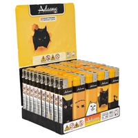 box - 50 x zapalniczka piezo-elektryczna adamo yellow cats mix