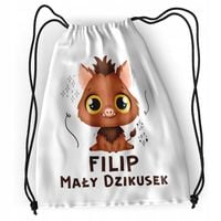 Plecak Sportowy Szkolny Dla Filipa Syna Dziecka Z Nadrukiem Ze Zdjęciem