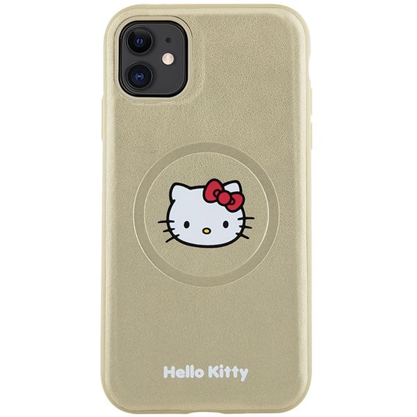 Etui Hello Kitty do iPhone 11, iPhone XR, Złoty, MagSafe zdjęcie 3
