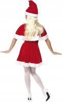PRZEBRANIE MIKOŁAJA DLA KOBIET MISS SANTA STRÓJ ŚWIĄTECZNY ROZMIAR S