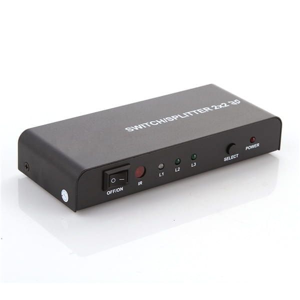 HDMI 2x2 Switch Splitter 1080p 3D zdjęcie 2