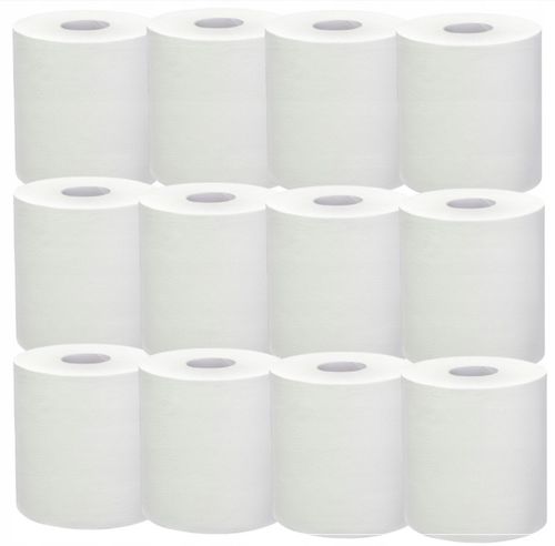 RĘCZNIK PAPIEROWY BIAŁY CELULOZA 12 sztuk x 50m Gruby Wydajny na Arena.pl