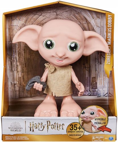 ZGREDEK HARRY POTTER INTERAKTYWNA FIGURKA MÓWIĄCY DOMOWY SKRZAT 22 CM DŹW na Arena.pl