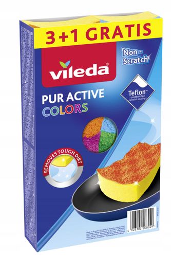 zmywak vileda pur active colors 4 szt. na Arena.pl