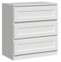 Nowoczesna Komoda 3 Szuflady 70 cm Biała PATIOS TS