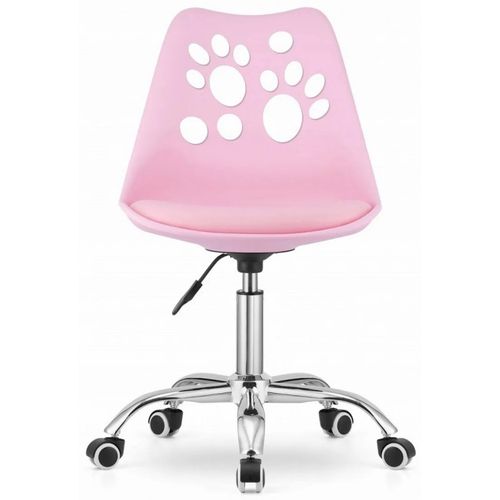 fotel biurowy puppy love obrotowy do biurka, dziecięcy różowy ko16r na Arena.pl