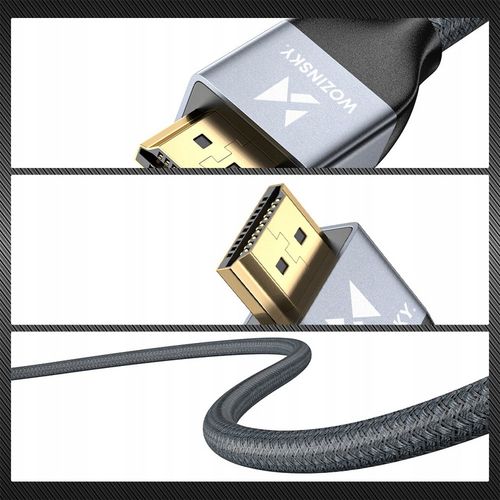 Kabel HDMI 2.1 PRZEWÓD ULTRA High Speed 8K/60HZ 4K/120HZ CERTYFIKOWANY na Arena.pl