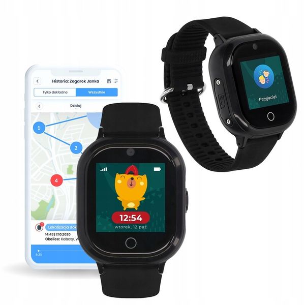 SMARTWATCH DLA CHŁOPCA GPS APLIKACJA PL WIFI zdjęcie 1