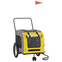 Przyczepka rowerowa dla zwierząt, tkanina Oxford i żelazo