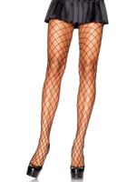Diamond Fishnet Pantyhose Black